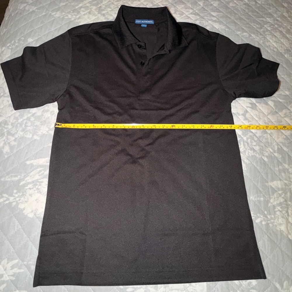 Port Authority Classic Black Polo Shirt
